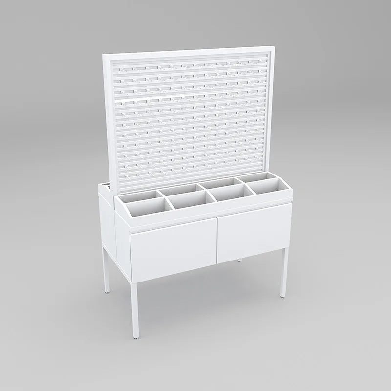 Shelf Earrings Cabinet Board Cosmetics Display Cabinet Earrings Jewelry Hook Jewelry Slot Board Display Cabinet