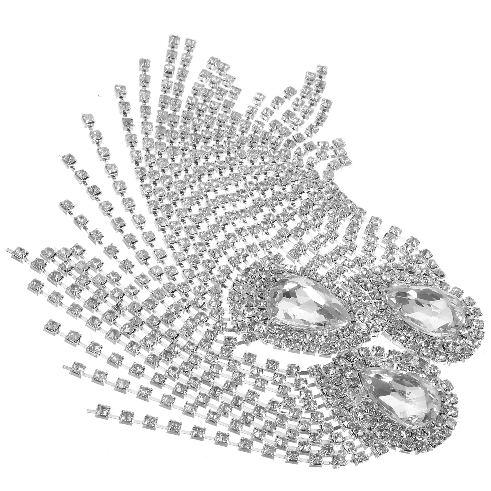 

Alloy Crystal Brooch Patch Decorative Clothing Ornament For Women Diy Sewing Applique Handbag Shoe Garment Accessories