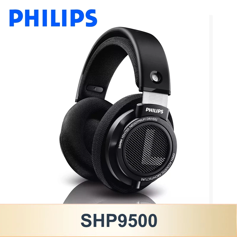 Philips SHP9500 HiFi Stereo HD Headphones Music Esports Game