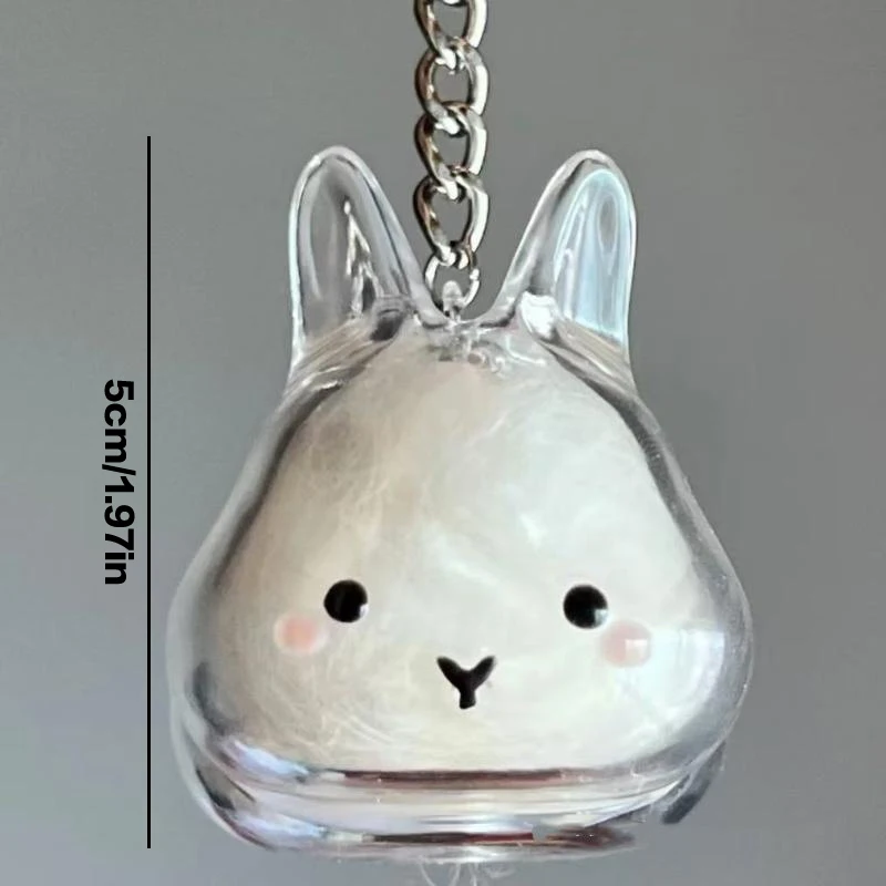 Pet Hair Keepsake Box Rabbit Hair Storage Box Pendant Keychain Pet Memorial Collection Box Bag Pendant DIY Decoration Gift