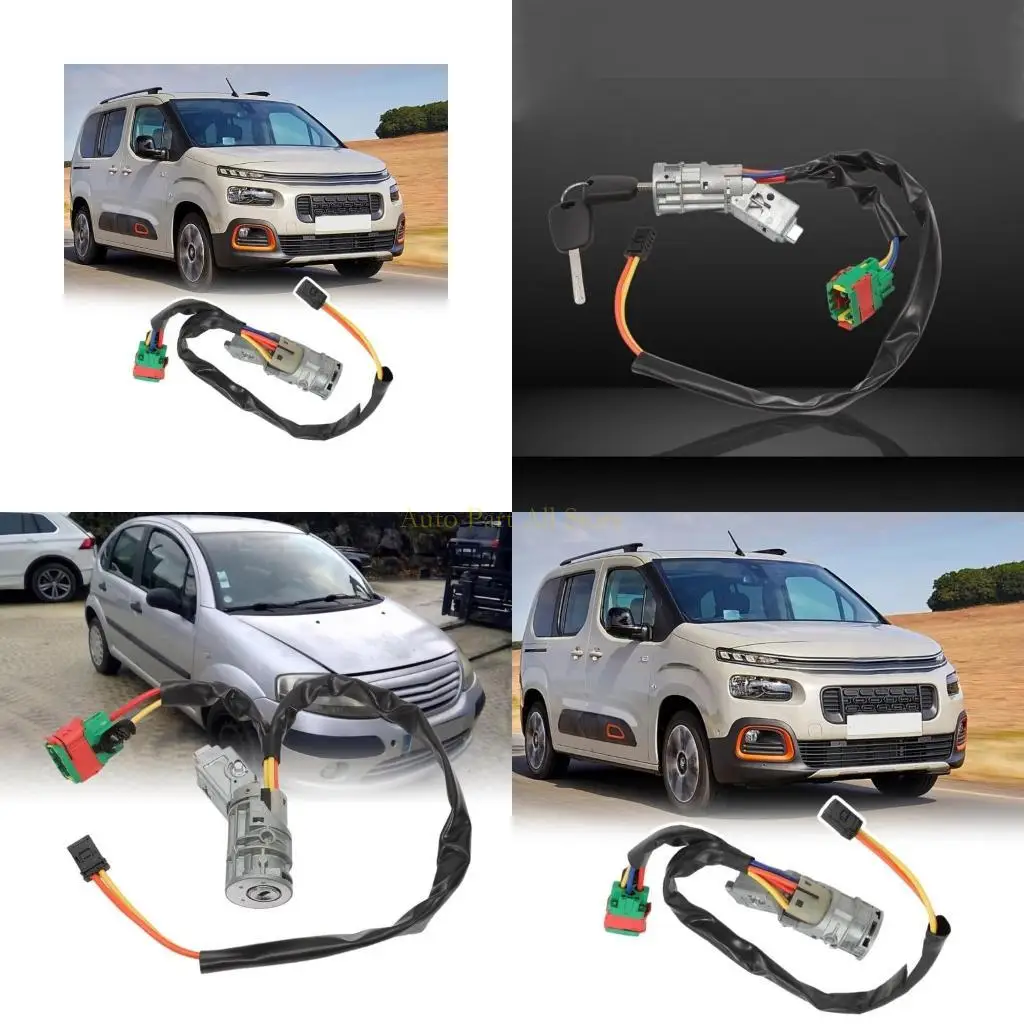 

J0MA Advanced Car Metal High Sensitivity Ignition Lock Cylinder Starter Switch Quick Response for C2 4162AH 4162AG N0501413