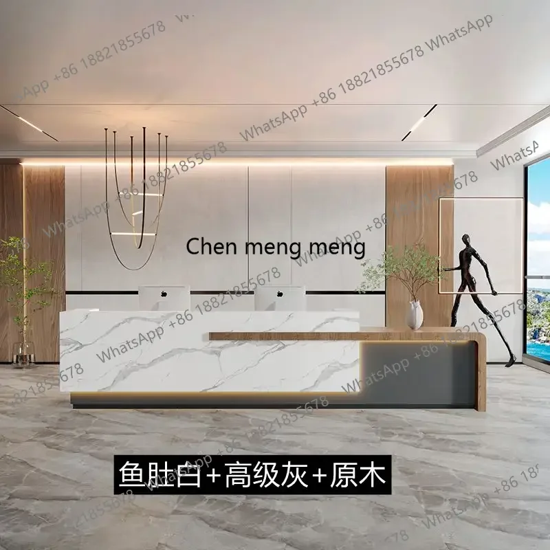 Counter Table Advanced Desk Restaurant Furniture Modern Luxury Office Beauty Salon Reseption Aesthetic Podium Help Executive