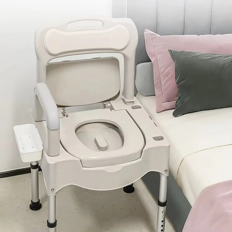 Lightweight Commode Chair Easy Clean Patient Toilet Chair for Elderly Care Suppliers