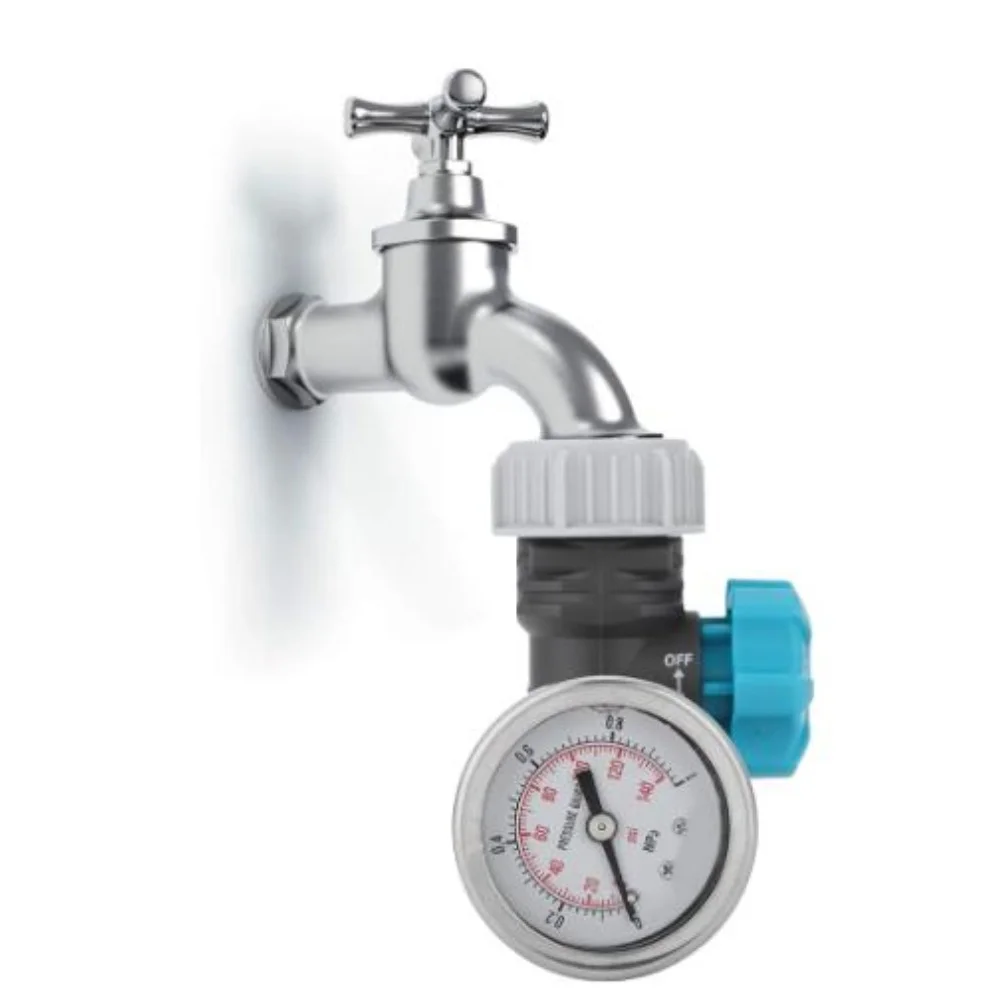 Automatic Garden Irrigation Water Pressure Regulator Drip System With Gauge Smart Garden Sprinkler Water -Timer