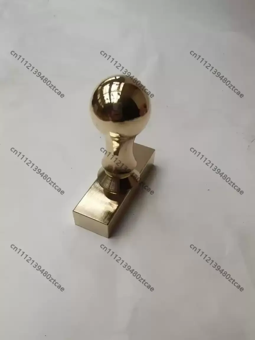 18X58mm Oval Copper Blank, Engraving Raw Material for Custom Seal Stamping Production
