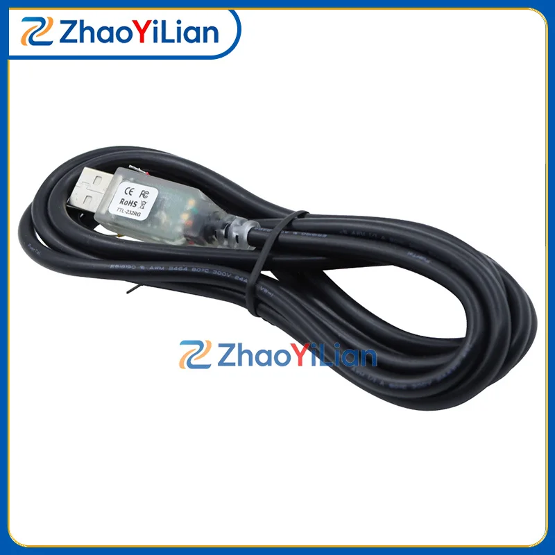 FOR FTDI TTL‑232RG‑VSW3V3‑WE Cable TTL Level UART Signal 3.3V 50mA USB To TTL Signal Conversion Communication Cable In Stock