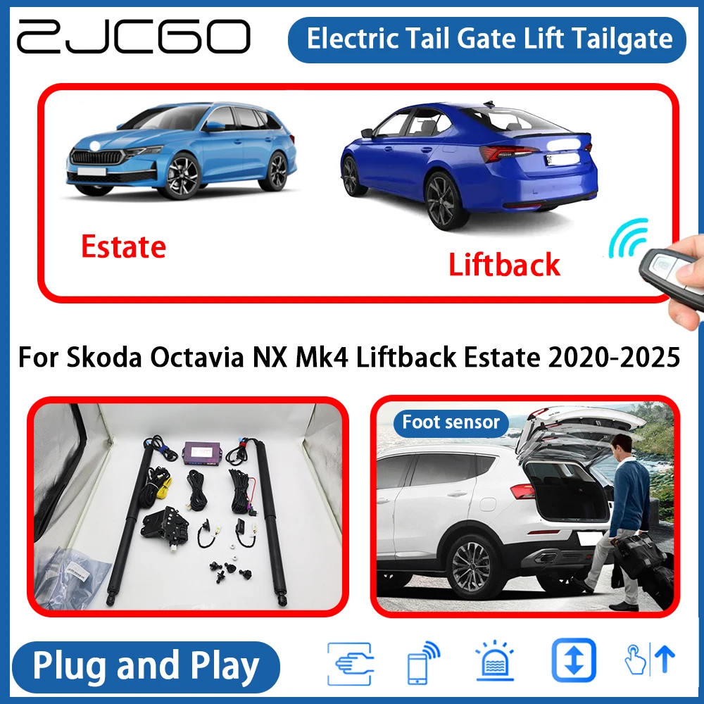 

for Skoda Octavia NX Mk4 Liftback Estate 2020-2025 Powered Tailgate Power Liftgate Electric Tail Gate Lift Assisting System
