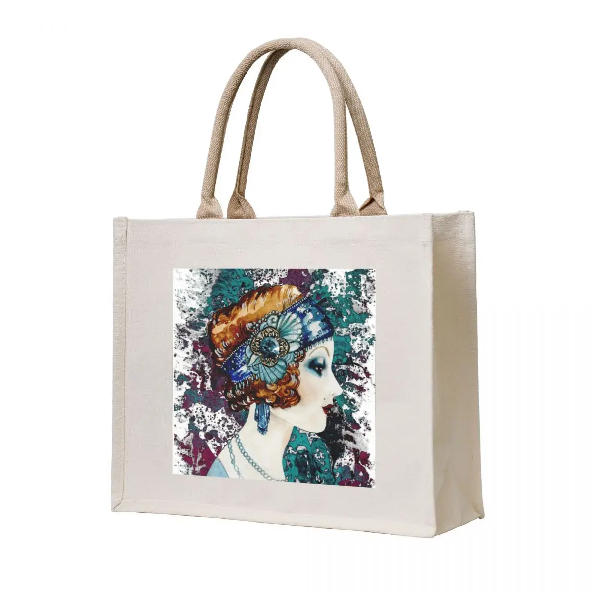 

Lady of the Twenties Tote Bag tote bag canvas Customizable tote bag shopper bags for women