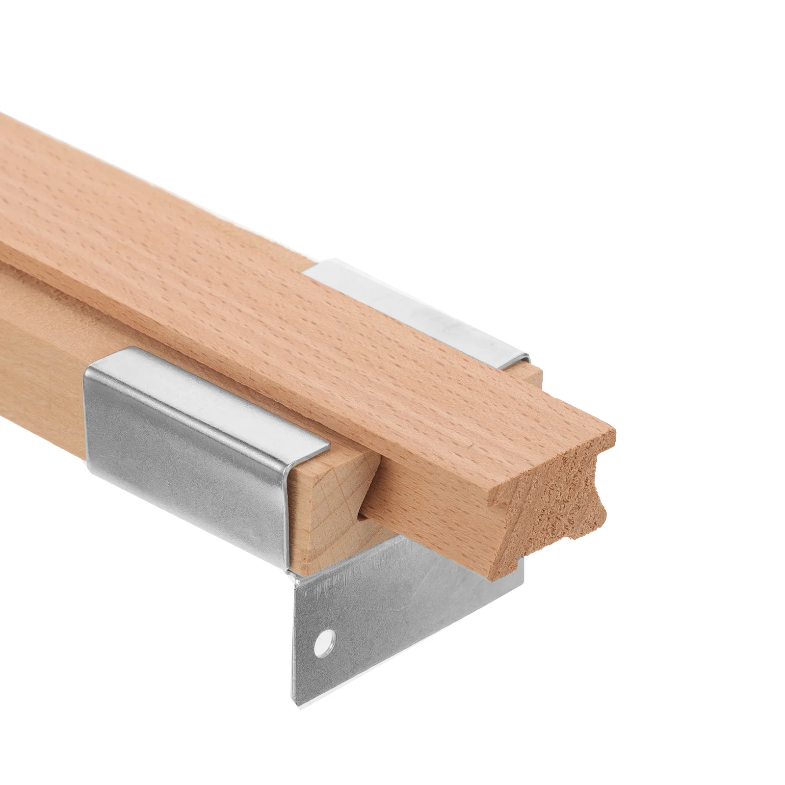 Wooden Drawer Slides 400mm Smooth Sliding Rails Replacement Parts Cabinet Guides Furniture Hardware Bottom Mount Track