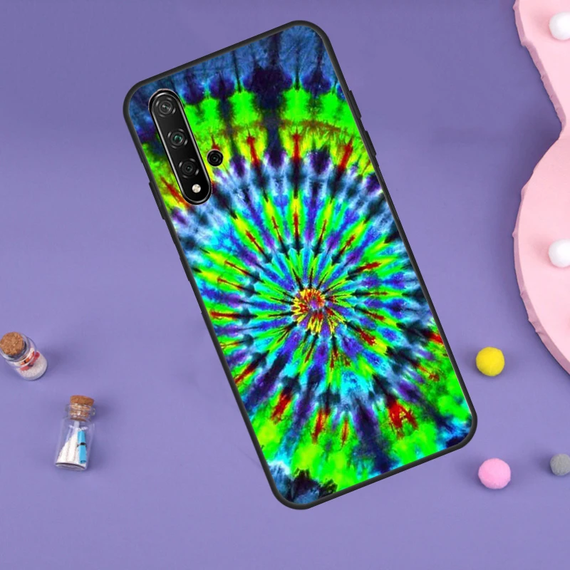 Trippy Tie Dye Hippie Art Case For Huawei Nova 11i 3i 7i 5T 11 9 10 SE Y60 Y61 Y70 Y90 Y91 P20 P40 Lite P30 Pro Cover