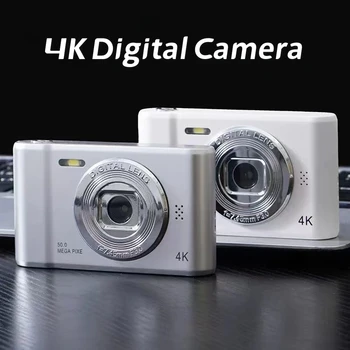 Digital Camera Kids Camera Camcorder with 16x Zoom 1080P HD 50MP Compact Mini Cameras for Beginner Photography Selfie