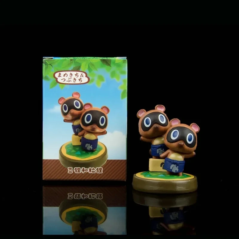 Animal Crossing Anime Figura Tom Nook Isabelle KK Timmy Tommy Action Figure Modello Bambole Auto Ornamento Decorazione Della Torta Giocattoli Per Bambini
