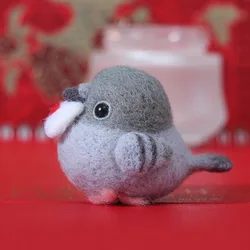 Carrier Pigeon Poke Poke Fun Diy Embroidery Wool Felt Cross-stitch Organizer Craft Stitch Needlework Needle Wool Felt Diy Kit