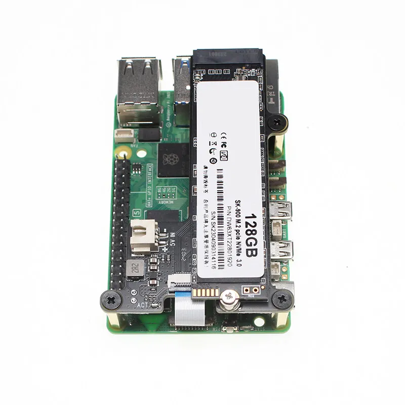 X1001 M.2 SSD Expansion Board, PCIe to M.2 NVME SSD Adapter 2280