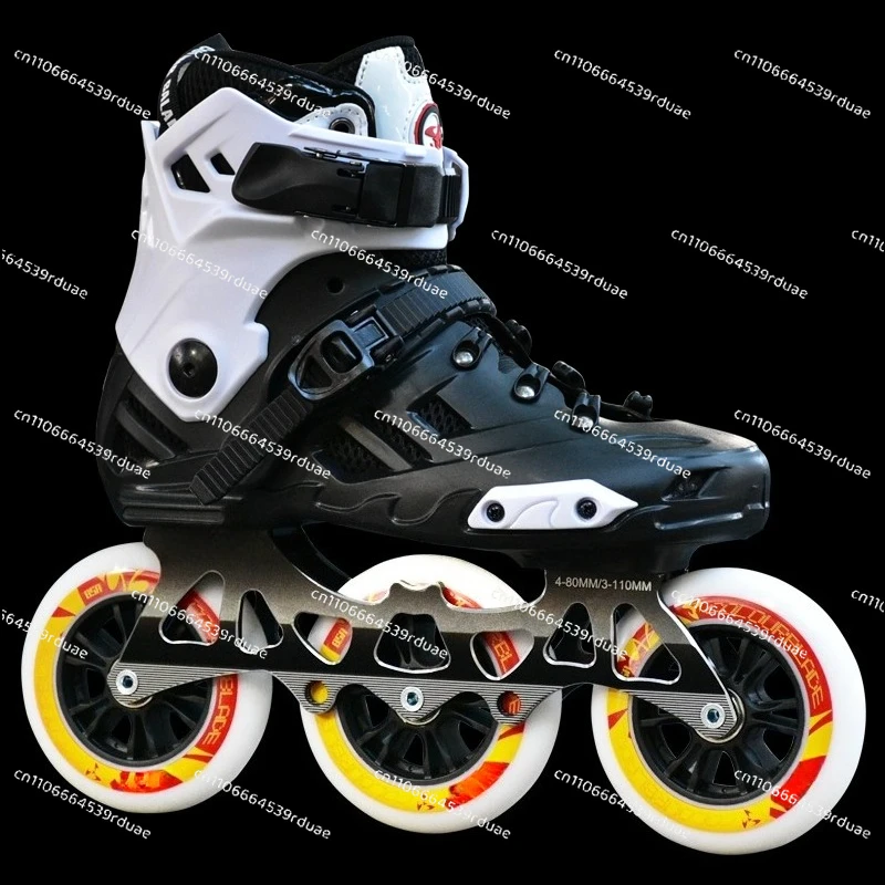 Big wheel roller skates men's adult speed skating shoes racing professional speed skating adult roller skating flat shoes