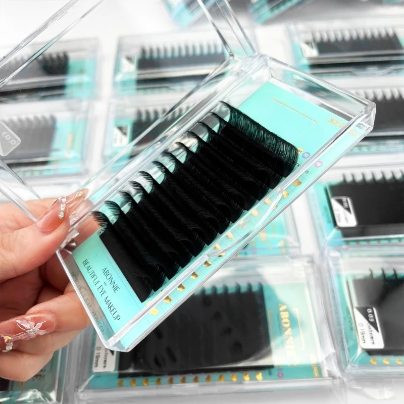 Wholesale Mink Lash Extensions CC DD L M Curl Roll Classic Lash Tray Supply 0.03 0.05 Cashmere Lash Extensions