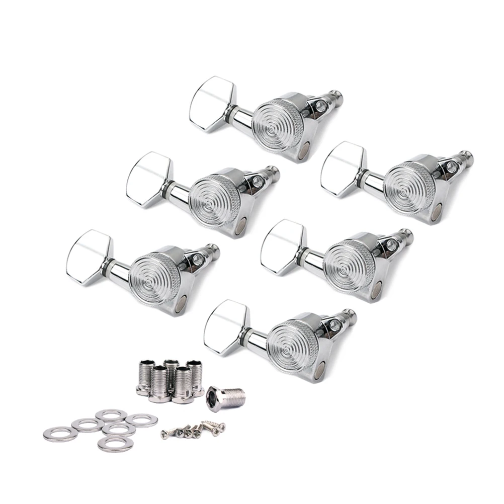 

6 PCS/Set Tuner Pegs for Electric Guitar Strings Acoustic Tuning Keys Knob Locking Tuners Accessories