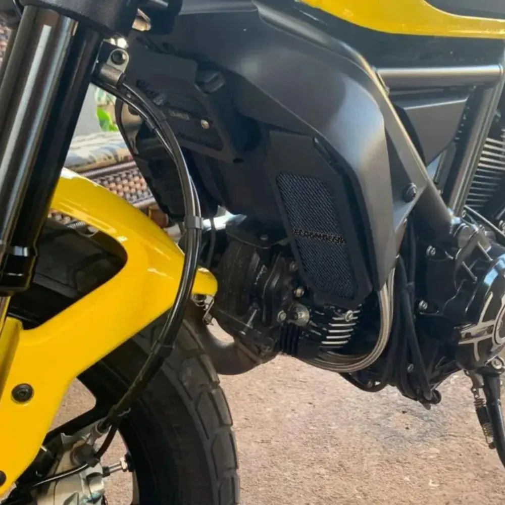 Radiator Shield Grille Guard Motorcycle Accessories For Ducati Scrambler800 Scrambler 800 2015-2023 Oil Cooler Cover Protector