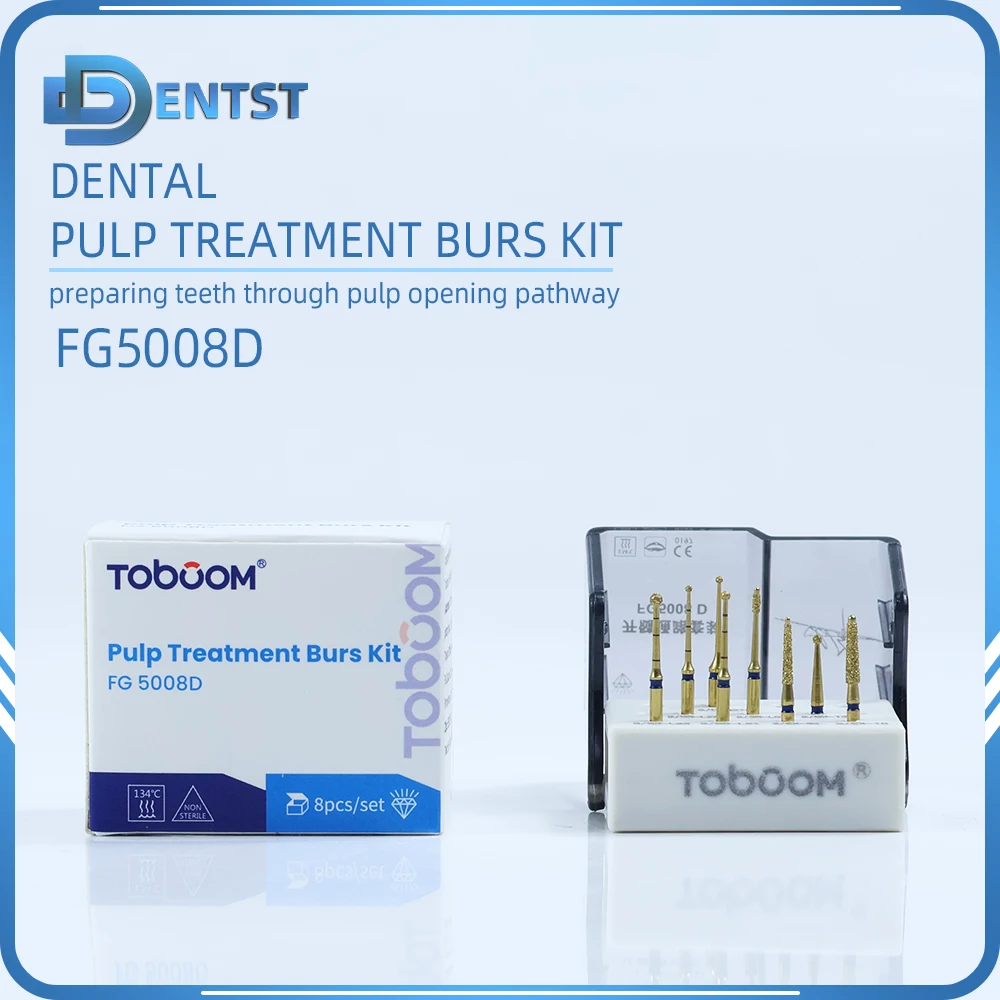 

Стоматологический комплект бор для пульпотомии с открытой пульпой FG5008D, подготовка FG Bur для лечения целлюлозы, набор стоматологических инструментов