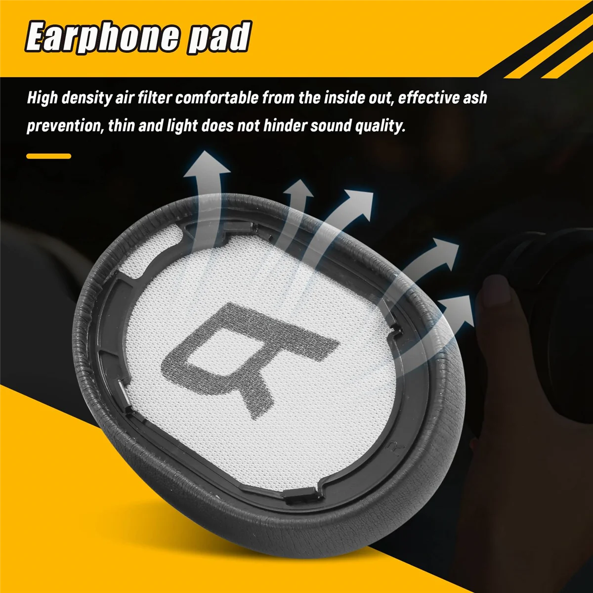 #954P Ear Pads Headband Ear Cushion Ear Cups Ear Cover Replacement for Plantronics Backbeat Pro 2 SE 8200UC Headphones (Brown)