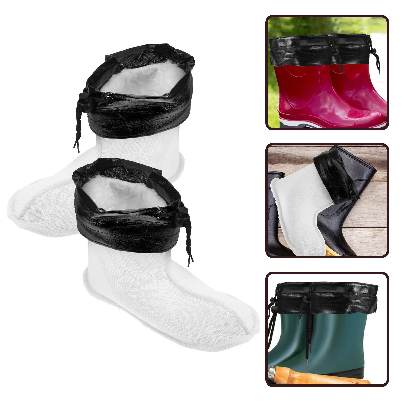 Rain Boots Liner Socks Hunter Warm Liners for Rubber Cotton Cover Women Comfortable Cloth Man