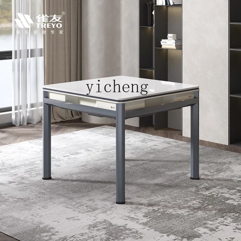

XL dining table dual-purpose mahjong machine rotor oblique brand roller coaster fully automatic home silent mahjong table