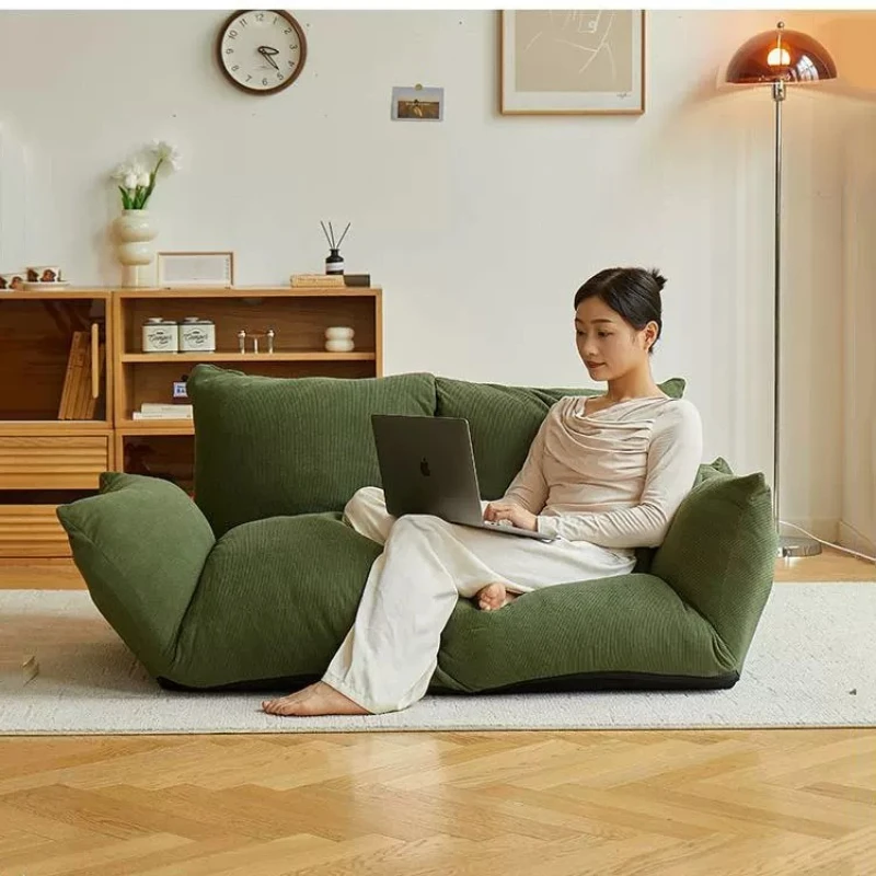 Folding Sofa Bed with Cushion, INS Style Chaise Lounge Chair for Living Room&Bedroom, Multi-Color Comfy Sleeper for Small Spaces