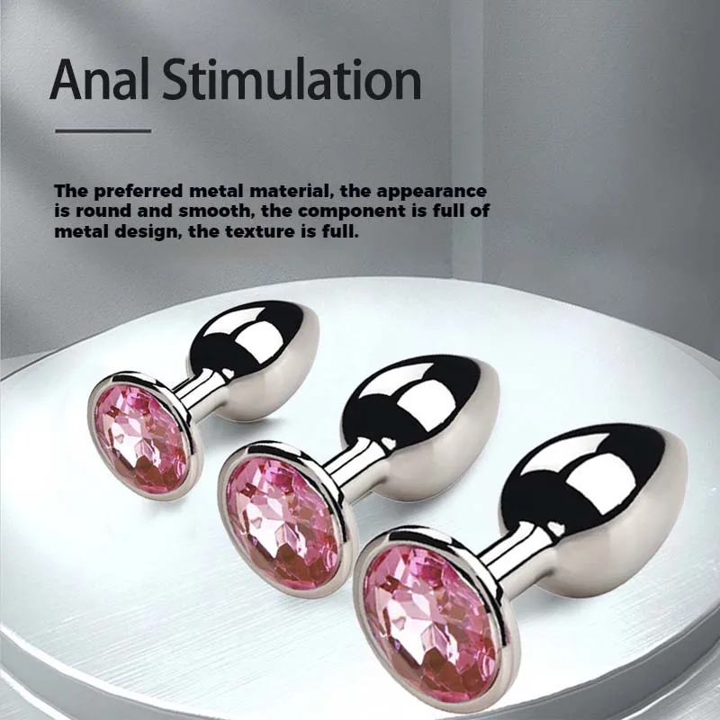 5 أحجام المكونات المعدنية الشرج بعقب المكونات لعبة الجنس بعقب لعبة للنساء الرجال الأزواج مثلي الجنس الكبار لعبة الاستمناء الشرج الماس الجنس متجر #4