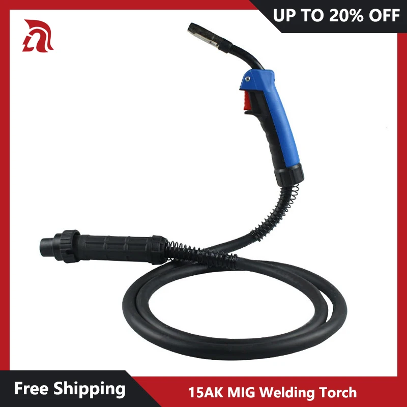 

3M/5M MIG MAG Welding Machine/Equipment Accessories 15AK Weld Torch /Gun with Europ Connector for the MIG MAG Welding Equipment