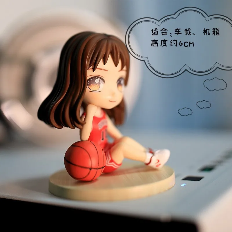 Anime figure Animation peripheral anime Q version dunk high sitting basketball Akimoto Qingzi model