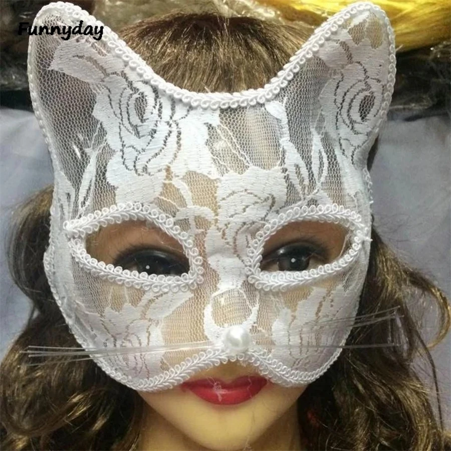 المثيرة الدانتيل القط قناع هالوين تأثيري مثير قناع عين ل حفلة تنكرية يمزح أدوات الجنس لعب للنساء الأزواج لعبة الكبار #3