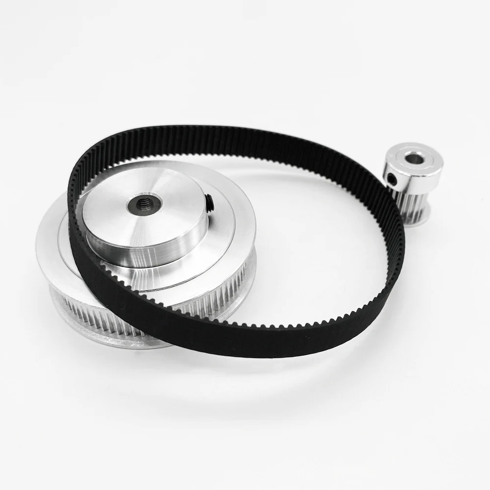 Timing Pulley Gt2 80 Teeth 20 Teeth Speed Reduction 4:1/1:4 3d Printer Aperture 3-16mm Belt Width 10mm Tensioning Wheel