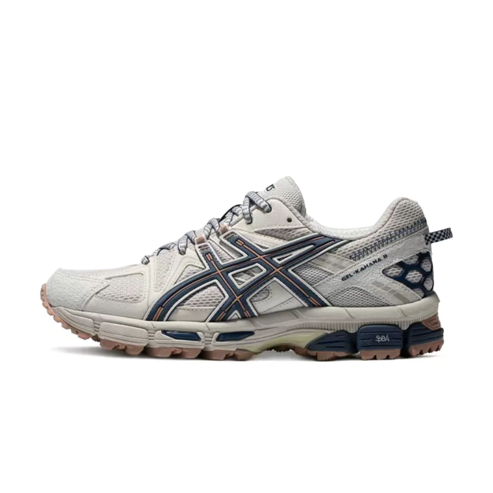 ASICS Gel-Kahana 8 Low-Top Running Shoes Light Gray Comfortable Stylish Cushioned Non-Slip Breathable for Women Fit 1012A978-022