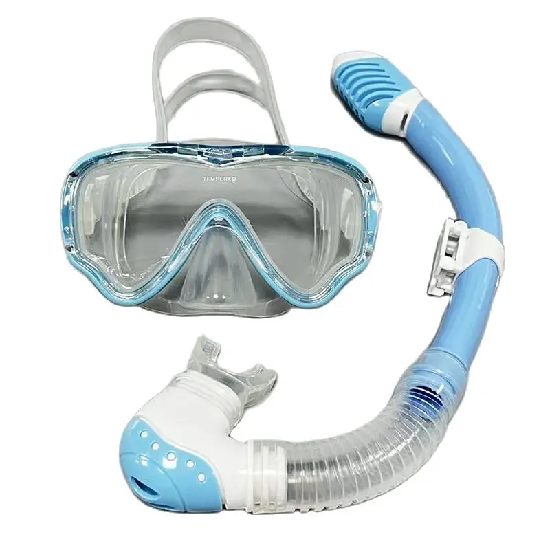 2023 New Professional Snorkel Diving Mask and Snorkels Goggles Glasses Diving Swimming Tube Set Snorkel  Child Unisex