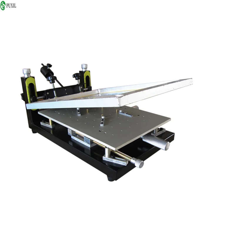 Silk Printing Table Manual Screen Machine SMT Solder Paste Finger Running Ink Press