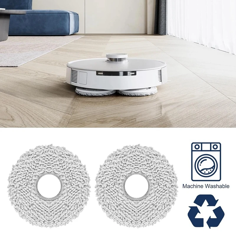 Panni per mocio con piastre per mocio pezzi di ricambio per Ecovacs Deebot T20 Omni / T20e Omni Robot aspirapolvere Mop Pad Mop Holder