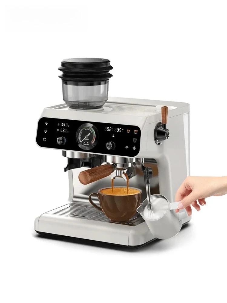 new Upgraded Dual Boiler Barista Pro Espresso Machine Built-in Grinder With 30 Size Settings for Cafe Hotel Restaurant H7B