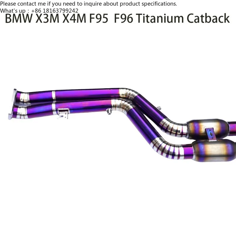 Racing Performance Titanium Valvetronic Valve Tuning Exhaust System Part for BMW F95 X3M 2021+