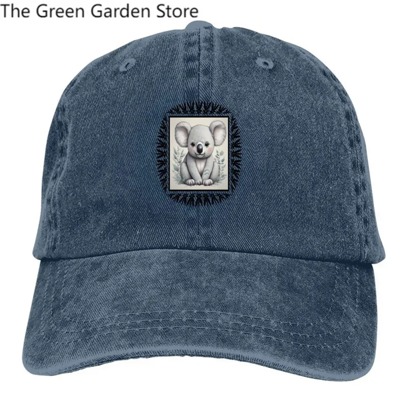 

Australian Koala Multicolor Hat Peaked Men's Cap Cute Baby Personalized Visor Protection Hats