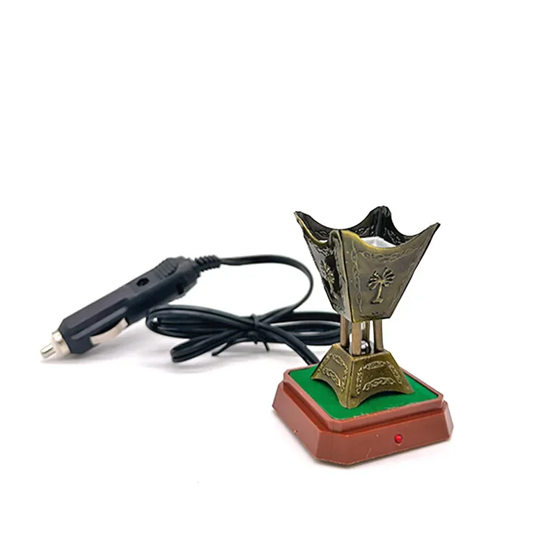 Car Charger Incense Burner Portable Arabic Bakhoor Burners Middle East Electric Censor Mini Car Incense Burner Metal