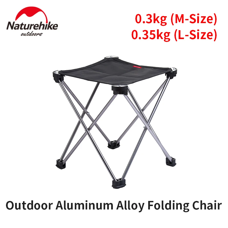 Naturehike Ultralight Aluminum Alloy Portable Chair Outdoor Folding Bench Stool Picnic Camping supplies Tourist Relaxing chairs