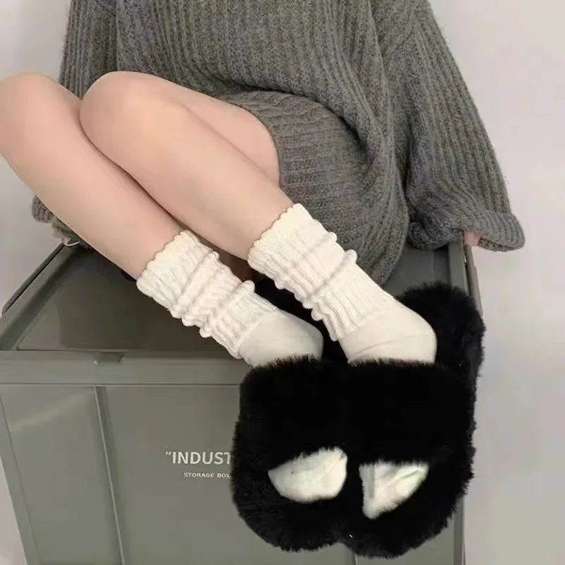 Winter Thicker Cotton Women For Socks Casual japanese fashion Solid Color Long Sock Girls Thermal Warm Crew Sockv