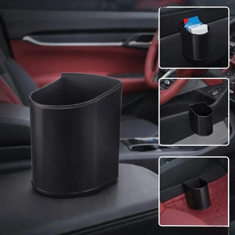 SEAMETAL 1/2PCS Universal Car Water Cup Holder Multifunctional Car Seat Back Organizer Trash Can for Car Interior Accessories
