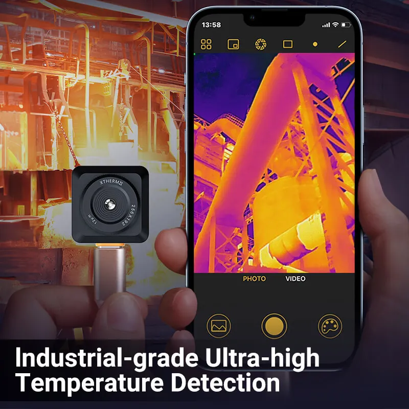 InfiRay Thermal Camera T2S Plus T2L Floor Heating HVAC Electric PCB Circuit Analyzer Detection Infrared Thermal Imager For Phone