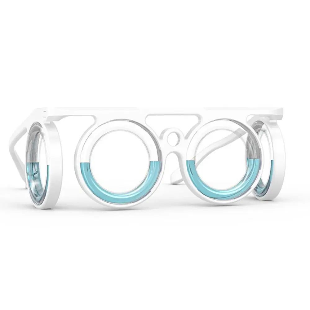Ultra-Light Anti-Motion Sickness Glasses Airsickness Water Filled Nausea Relief Glasses Portable Carsickness Seasickness Glasses