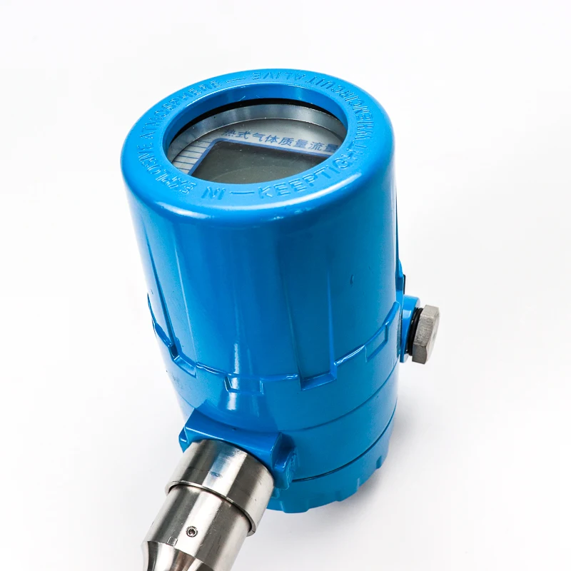 Flowmeter Vortex Online Presisi Tinggi untuk Gas Panas, Mass Flow Meter 2 Inci untuk Gas Butana