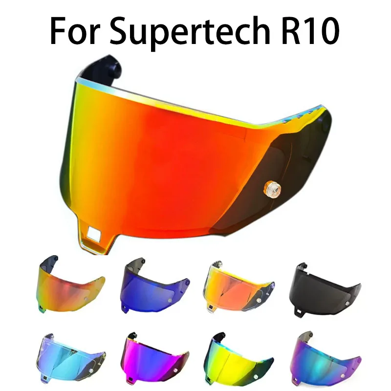 Visor for Alpinestars Supertech R10 AFHS-01 Face Shield Goggles Plating Replacement Lens Motorcycle Helmet Accessories