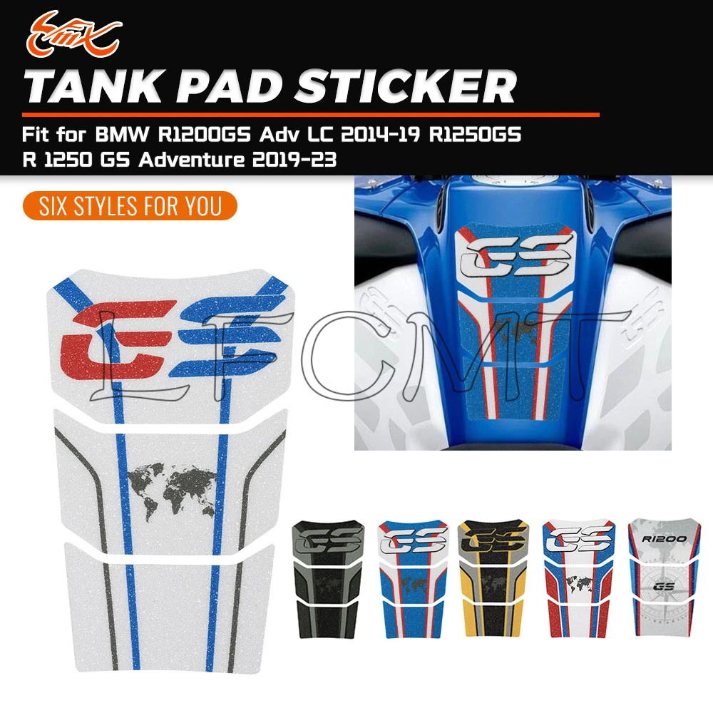 

Fit for BMW R1250GS R 1250 GS Adventure 2019-2023 R1200GS Adv LC 2014-19 Motorcycle Tank Pad Protector PVC Sticker Decals