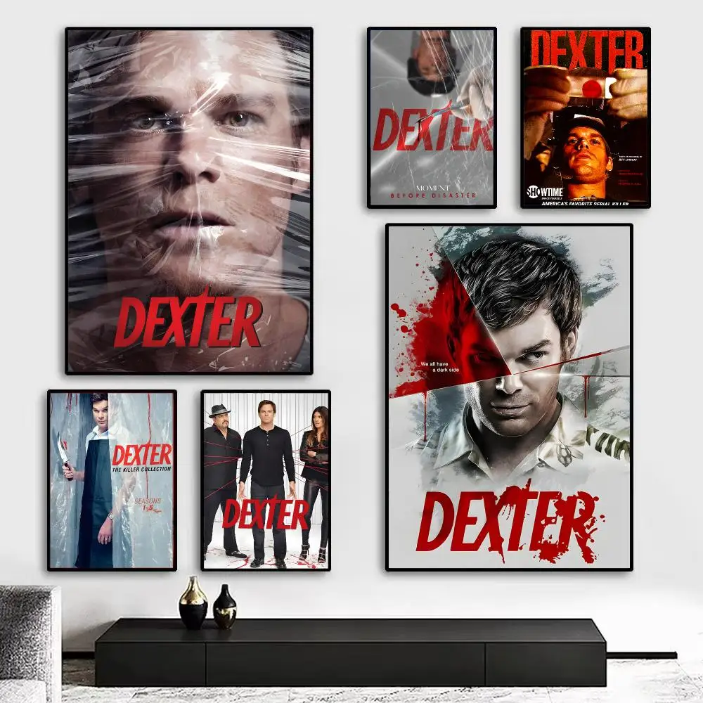Crime Thriller Series Dexter Poster Art print wall decor ideal for living room, bedroom, bar, parlor, and home gifting