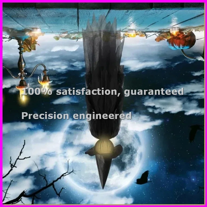 1PCSHalloween Colourful Glow Hand-Holding Witches Sound-Activated Hand-Holding Witch Halloween Light Up Decoration Props-AD23